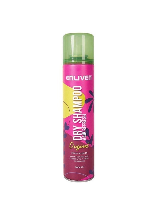 Enliven Dry Shampoo Original – 300ml Instant Oil Control & Hair Refresh Without Water | Summer Hair Care for Oily & Flat Hair - Image 1